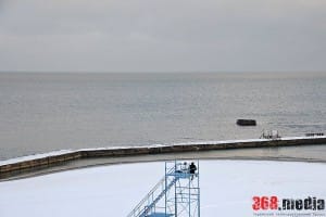 Одесса, одесситы и снежная вьюга (фото)  