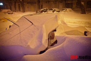 Одесса, одесситы и снежная вьюга (фото)  
