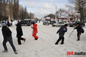 Одесса, одесситы и снежная вьюга (фото)  