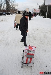 Одесса, одесситы и снежная вьюга (фото)  