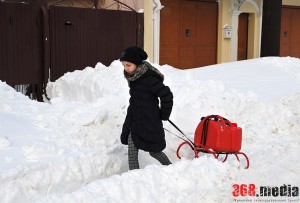 Одесса, одесситы и снежная вьюга (фото)  