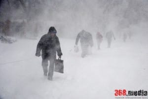 Одесса, одесситы и снежная вьюга (фото)  