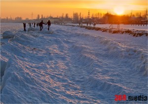 Одесса, одесситы и снежная вьюга (фото)  