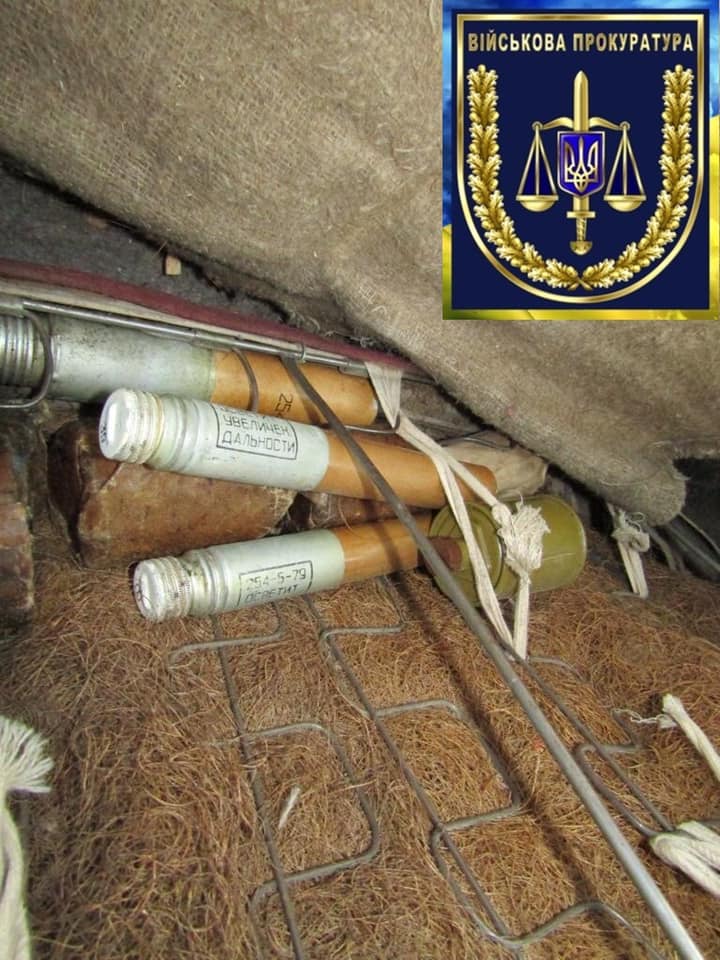 Начальник связи разведбата украл гранаты из зоны ООС  
