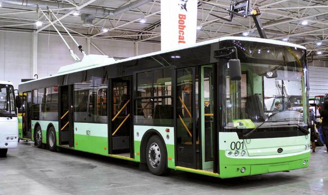 Троллейбусы для Киева заказали у «Богдан Моторс» за 134 млн гривен