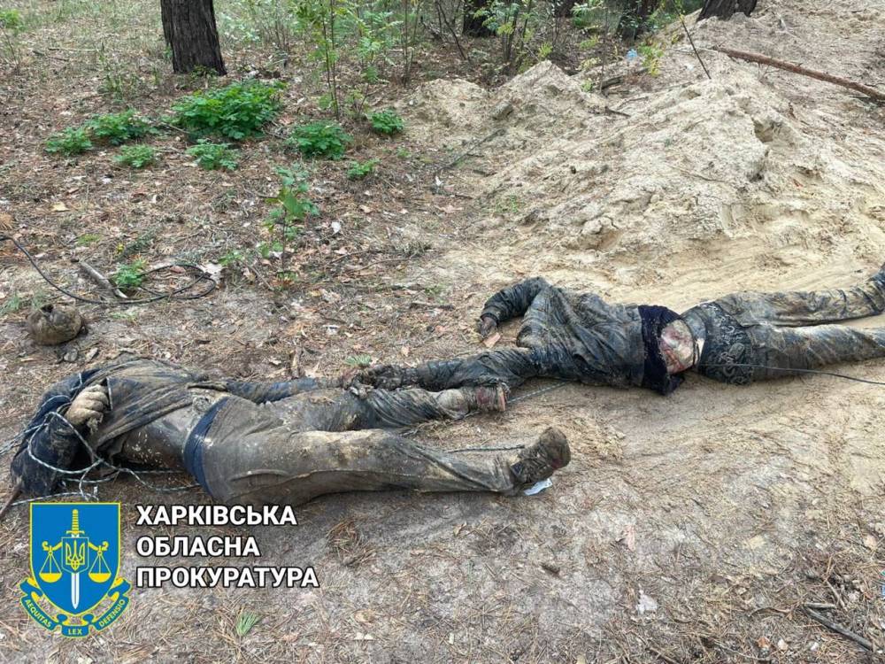 У Харківській області знайдені тіла двох страчених чоловіків