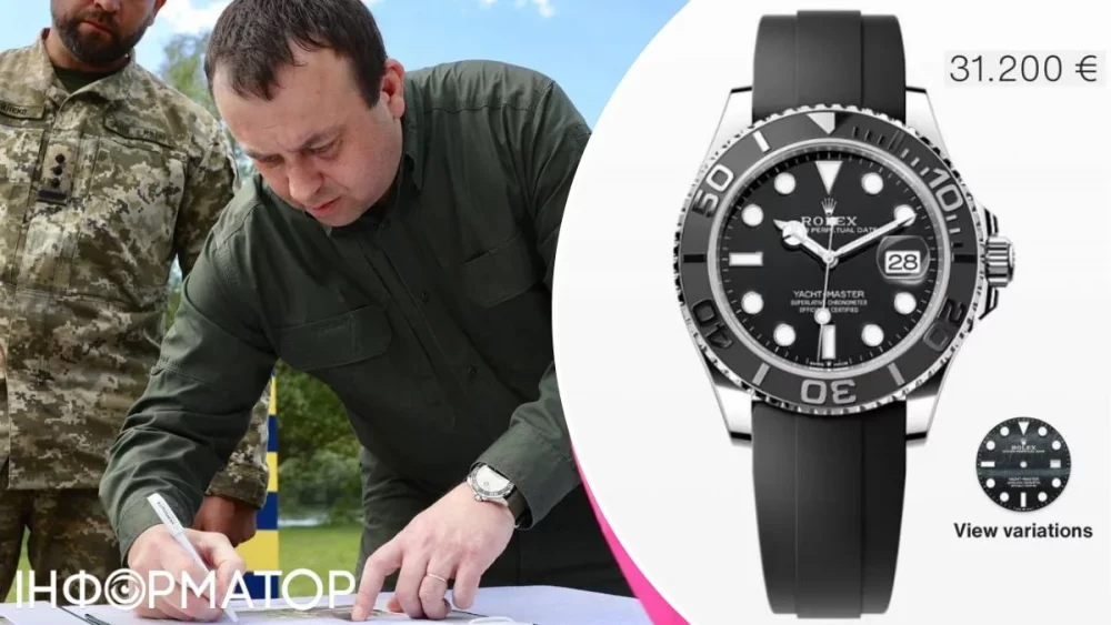 Голова Вінницької військової адміністрації носить коштовний годинник, якого немає в декларації