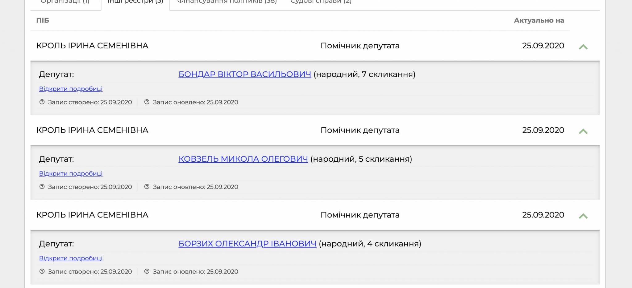 Ирина Кроль, Виктор Бондарь, Олег Дунда