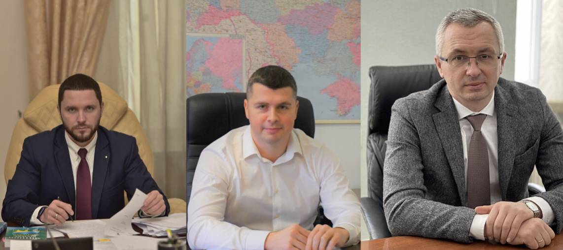 Фото: Зліва направо – Андрій Кузнік, Юрій Герасимов та Сергій Звягінцев