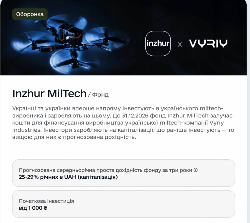 Інвестиційна схема Inzhur та Vyriy Industries: які є застереження для купівлі облігацій  